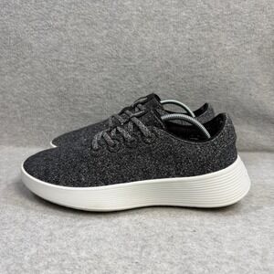 Allbirds Wool Runners 2 Womens Shoes Size 9 Charcoal Grey & White Wool Sneaker
